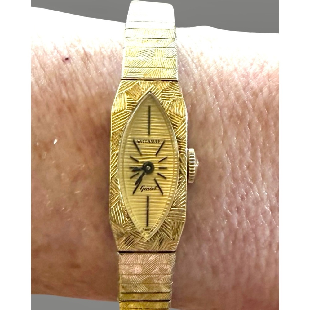Vintage Running Wittnauer Ladies Watch 17J 10K RGP Kestenmade 1/20 10K GF Band